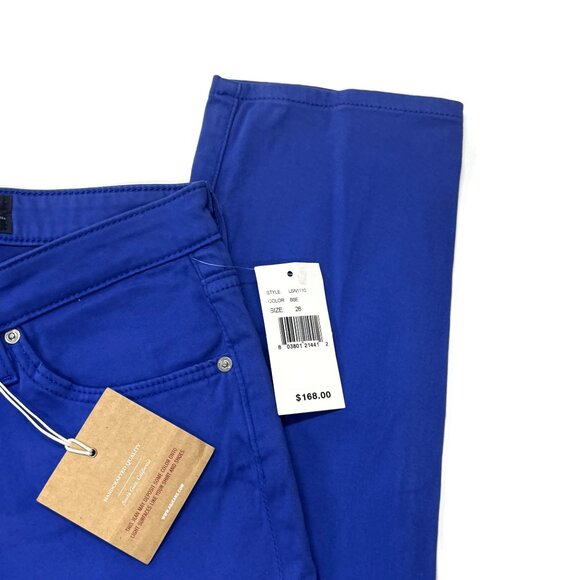 AG Adriano Goldschmeid The Stilt Cigarette Leg Jeans Womens 26 Blue NWT USA - Picture 3 of 13